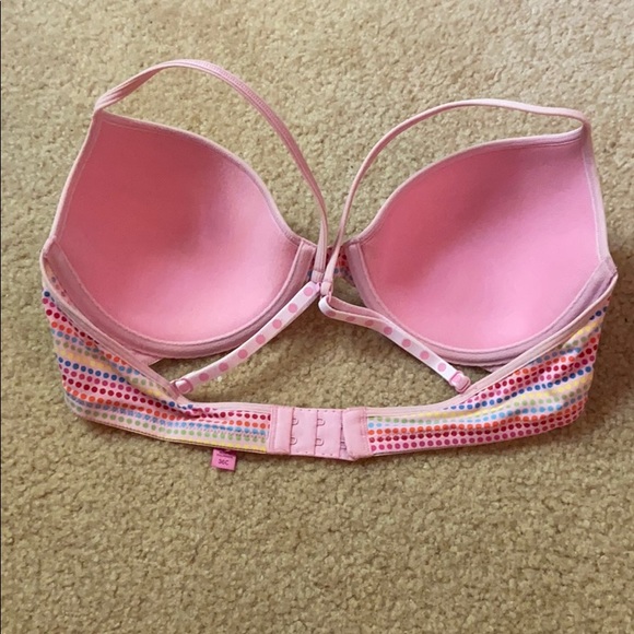 SOLD VS Pink Polka Dot Multi-way Bra 36C - Picture 4 of 6